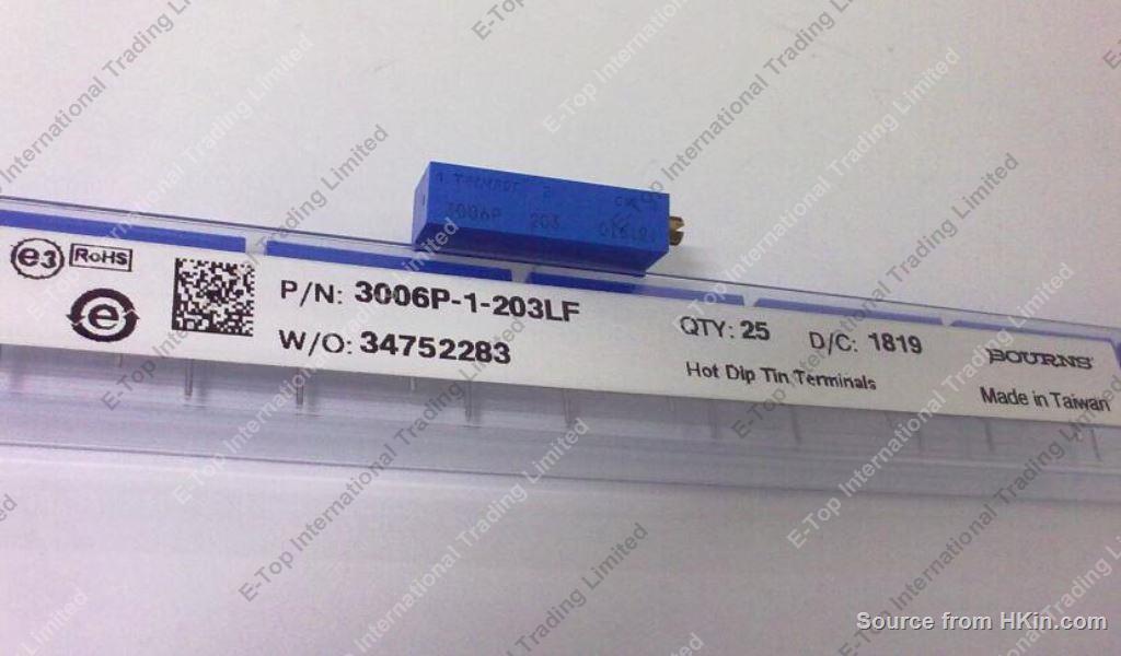 Potentiometers, Variable Resistors - Trimmer Potentiometers