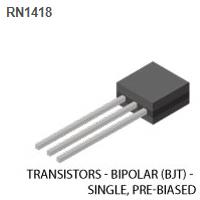 Discrete Semiconductor Products - Transistors - Bipolar (BJT) - Single, Pre-Biased