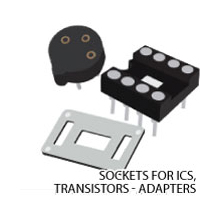 Connectors, Interconnects - Sockets for ICs, Transistors - Adapters